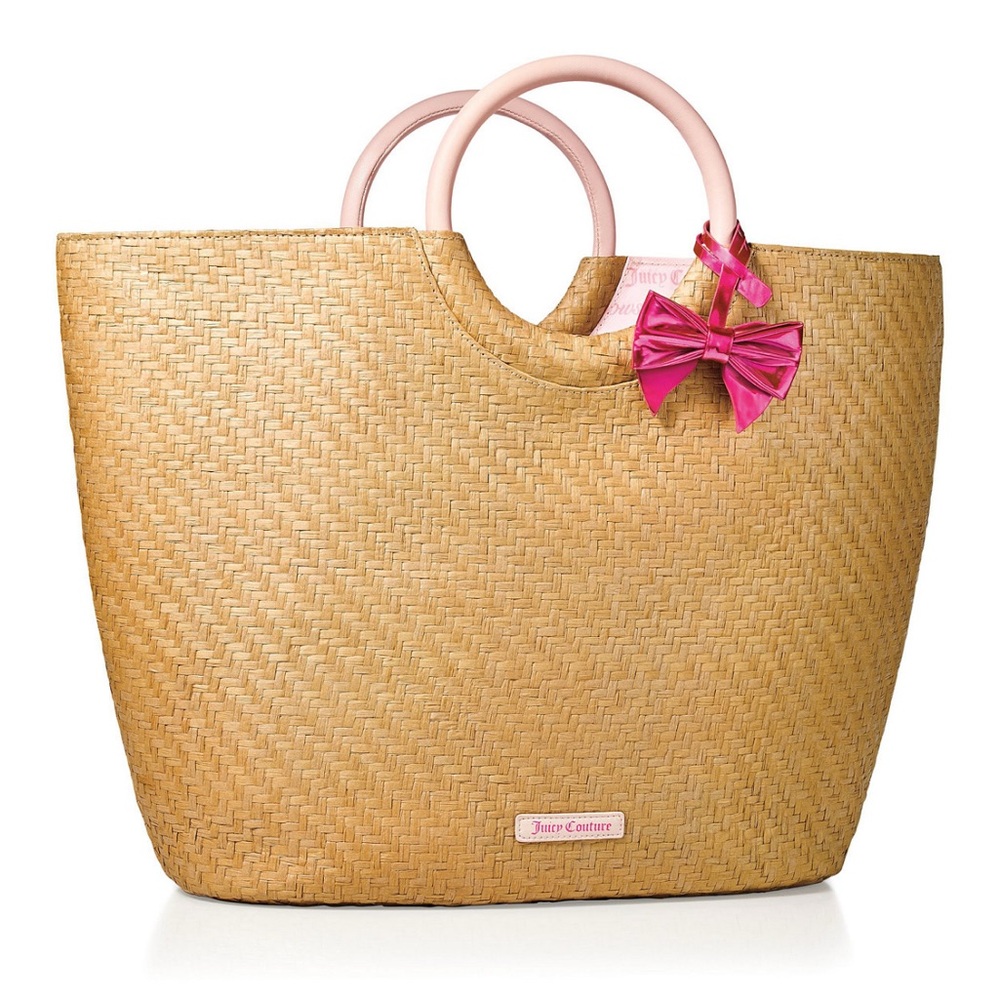 Juicy Couture Straw Tote Bag